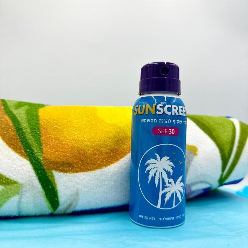 מיני תרסיס מקדם הגנה מהשמש בנפח 80 מ